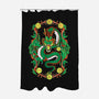 Wish Dragon-none polyester shower curtain-CoD Designs