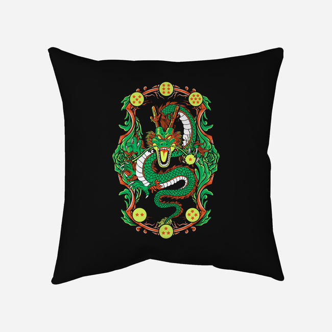 Wish Dragon-none removable cover throw pillow-CoD Designs