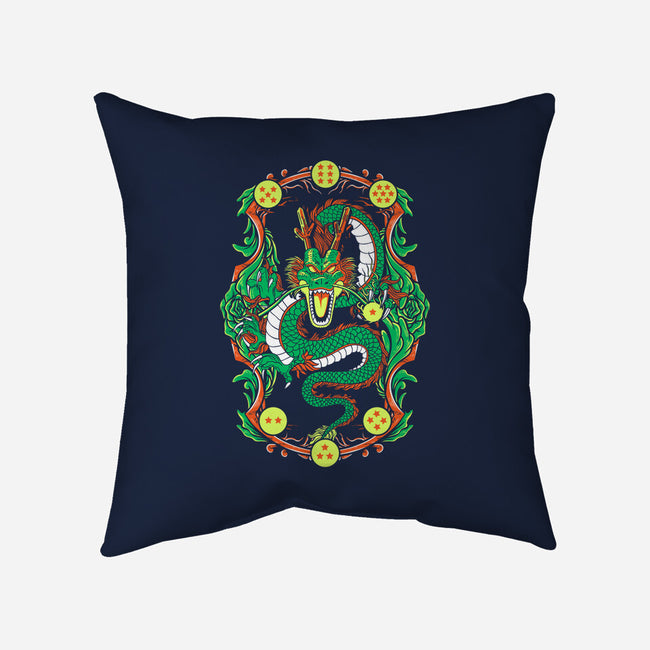 Wish Dragon-none removable cover throw pillow-CoD Designs