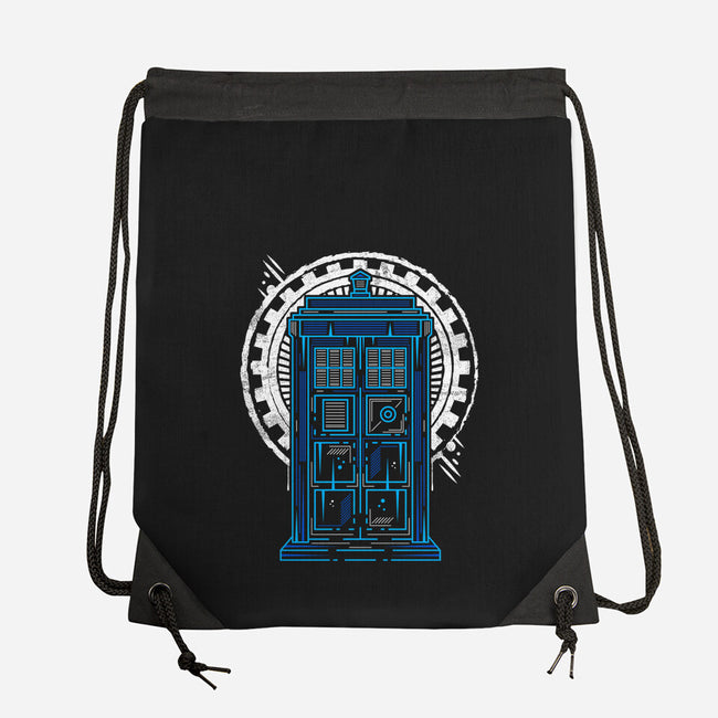 In Time And Space-none drawstring bag-Logozaste