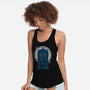 In Time And Space-womens racerback tank-Logozaste