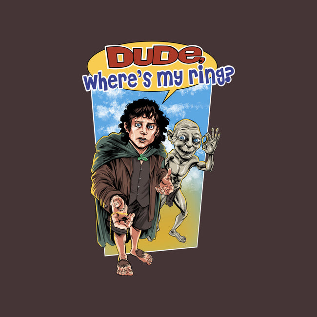 Where Is My Ring?-none polyester shower curtain-zascanauta