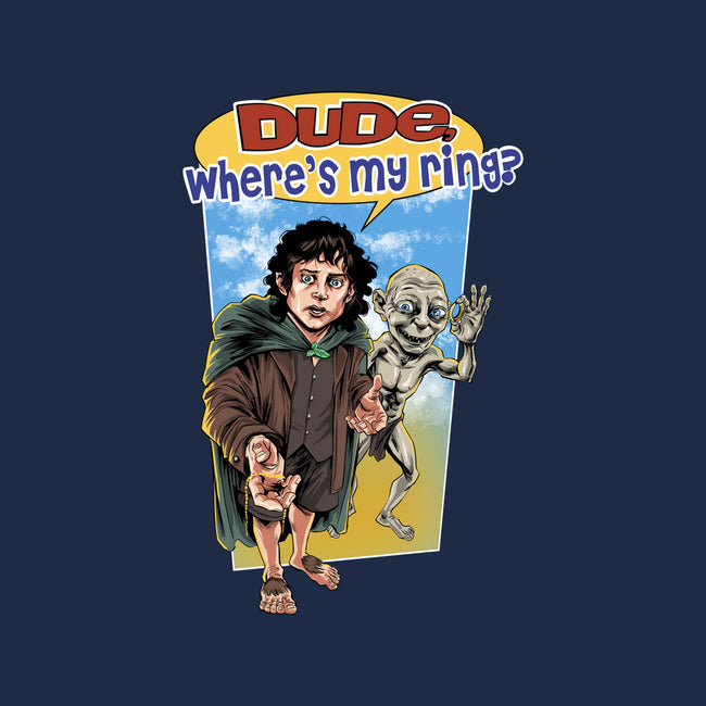 Where Is My Ring?-none polyester shower curtain-zascanauta