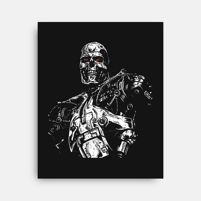 Cyborg-none stretched canvas-jonathan-grimm-art