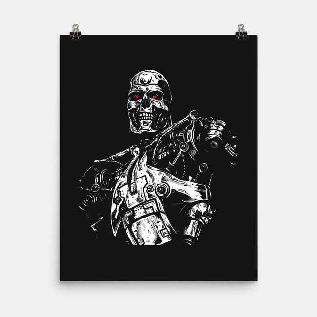 Cyborg-none matte poster-jonathan-grimm-art