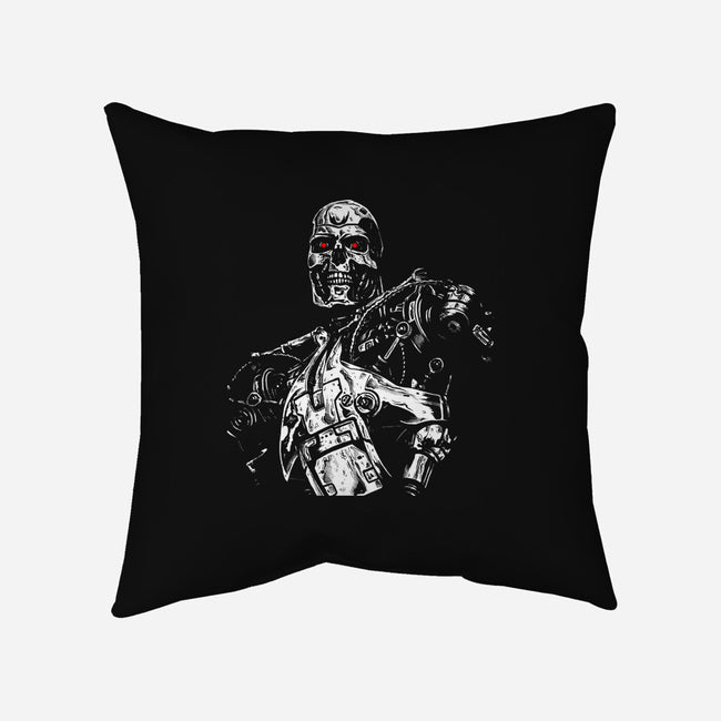 Cyborg-none removable cover w insert throw pillow-jonathan-grimm-art