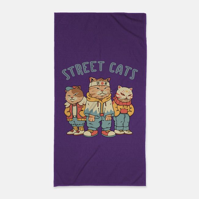 Street Cats-none beach towel-vp021