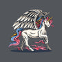 Flying Unicorn-none removable cover throw pillow-Faissal Thomas