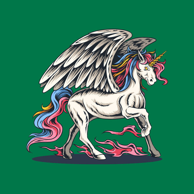 Flying Unicorn-womens fitted tee-Faissal Thomas