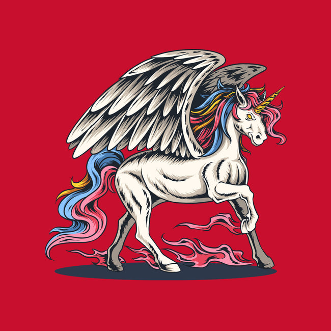 Flying Unicorn-none stretched canvas-Faissal Thomas