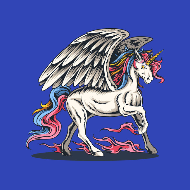 Flying Unicorn-womens v-neck tee-Faissal Thomas