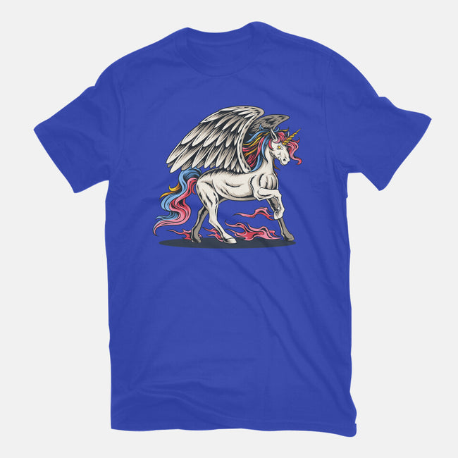 Flying Unicorn-mens heavyweight tee-Faissal Thomas