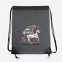 Flying Unicorn-none drawstring bag-Faissal Thomas