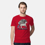 Flying Unicorn-mens premium tee-Faissal Thomas