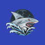 Shark Rage-none polyester shower curtain-Faissal Thomas