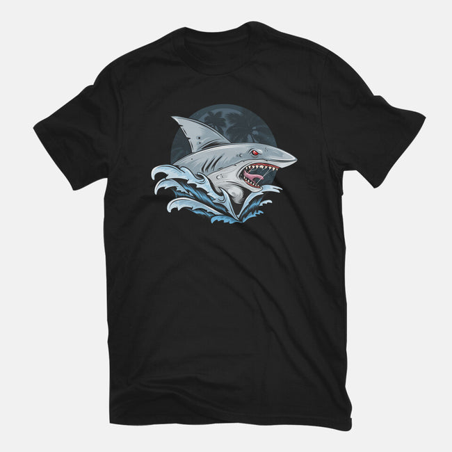 Shark Rage-womens basic tee-Faissal Thomas