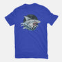 Shark Rage-womens basic tee-Faissal Thomas