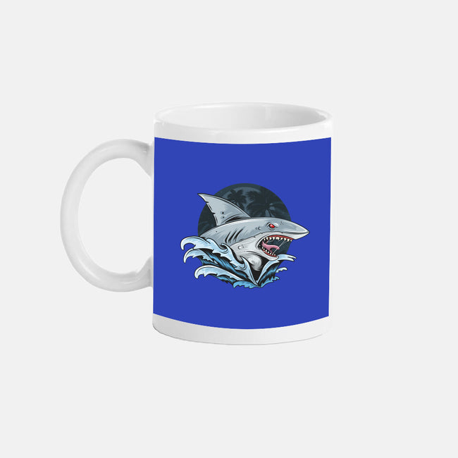 Shark Rage-none glossy mug-Faissal Thomas