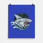 Shark Rage-none matte poster-Faissal Thomas