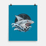 Shark Rage-none matte poster-Faissal Thomas