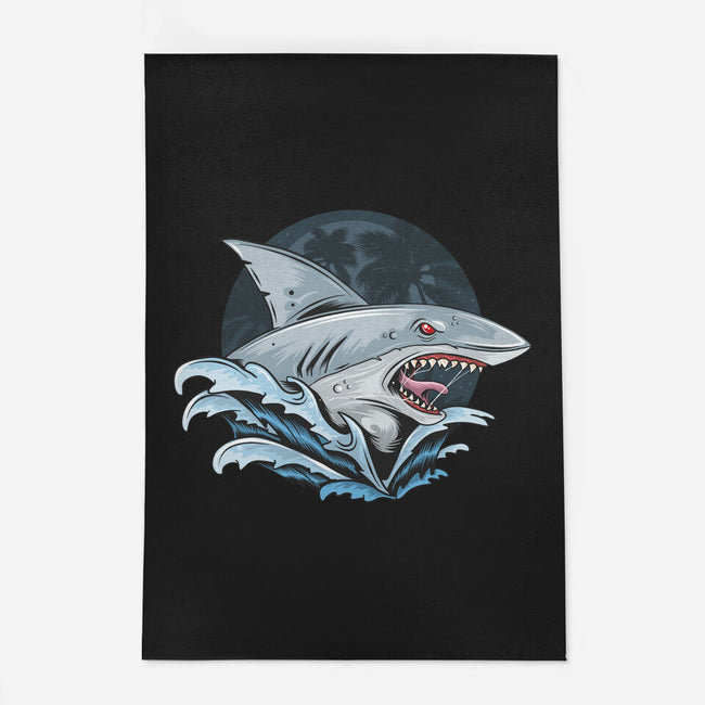 Shark Rage-none outdoor rug-Faissal Thomas