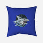 Shark Rage-none removable cover w insert throw pillow-Faissal Thomas