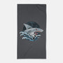 Shark Rage-none beach towel-Faissal Thomas