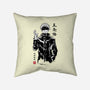 Satoru Gojo Sumi-E-none removable cover throw pillow-DrMonekers