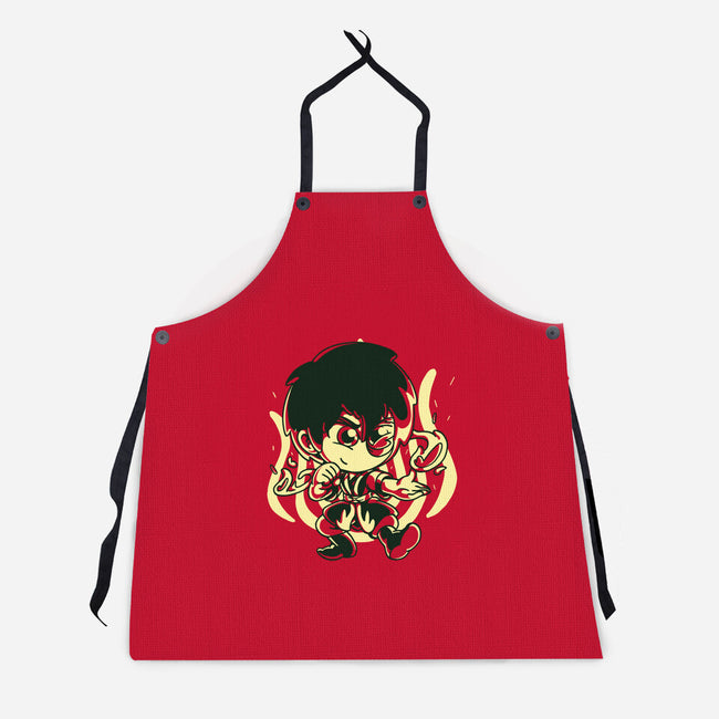 Cute Firebender-unisex kitchen apron-estudiofitas