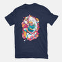 The Human And The Cat-womens fitted tee-Bruno Mota