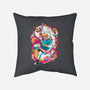 The Human And The Cat-none removable cover w insert throw pillow-Bruno Mota