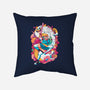 The Human And The Cat-none removable cover w insert throw pillow-Bruno Mota