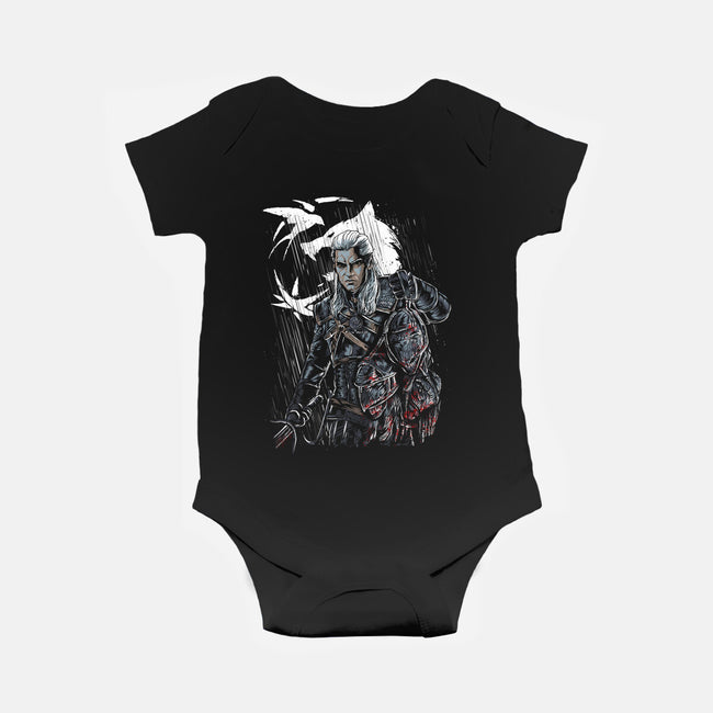 Geralt's Quest-baby basic onesie-Knegosfield