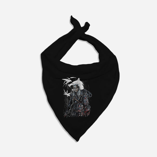 Geralt's Quest-dog bandana pet collar-Knegosfield
