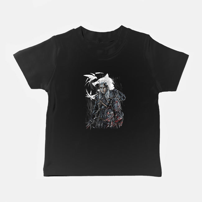 Geralt's Quest-baby basic tee-Knegosfield