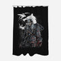 Geralt's Quest-none polyester shower curtain-Knegosfield