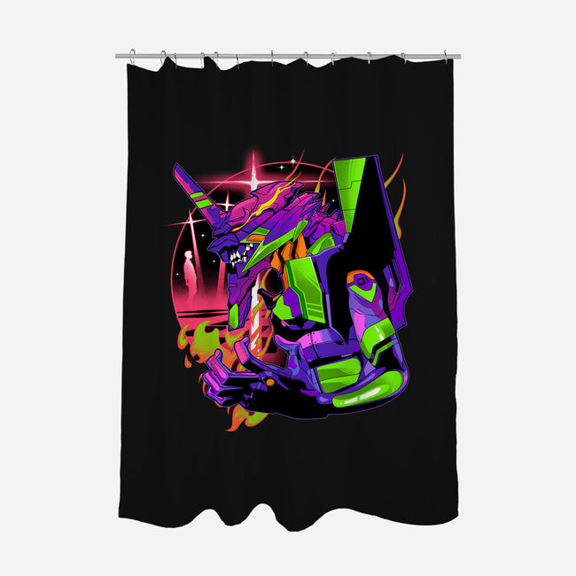 Evangelion Soul-none polyester shower curtain-heydale