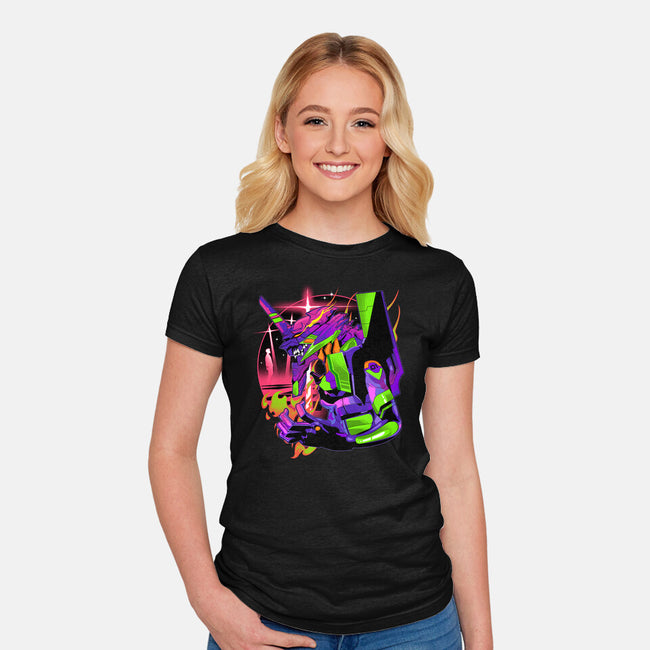 Evangelion Soul-womens fitted tee-heydale