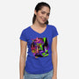 Evangelion Soul-womens v-neck tee-heydale