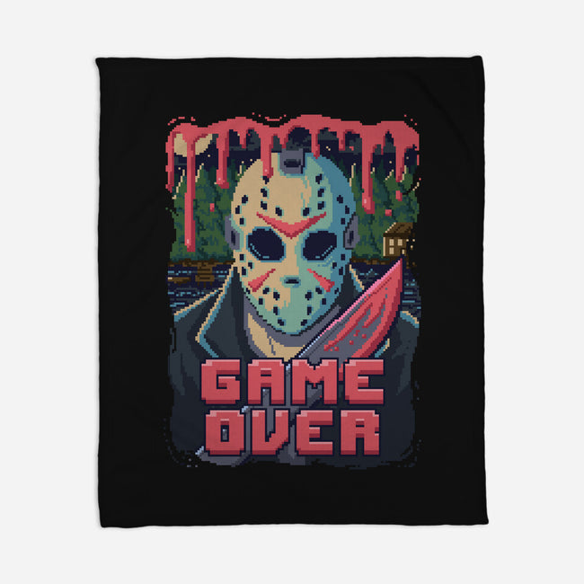 Game Over Pixels-none fleece blanket-danielmorris1993