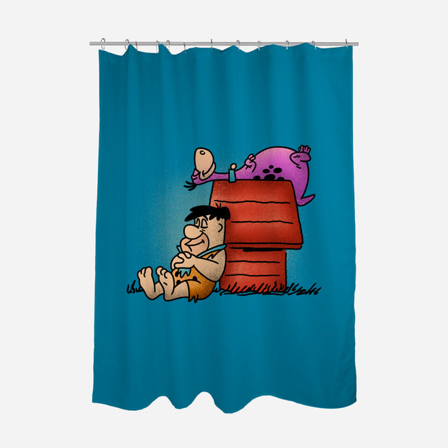 The Flintnuts-none polyester shower curtain-Barbadifuoco