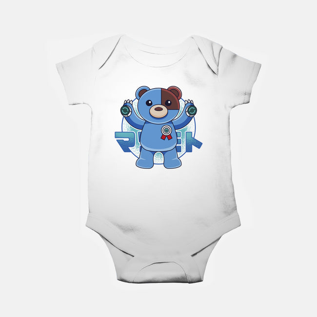 Vivy Bear-baby basic onesie-Logozaste