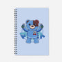 Vivy Bear-none dot grid notebook-Logozaste