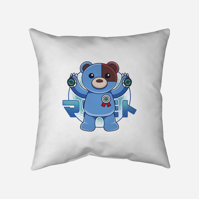 Vivy Bear-none removable cover throw pillow-Logozaste