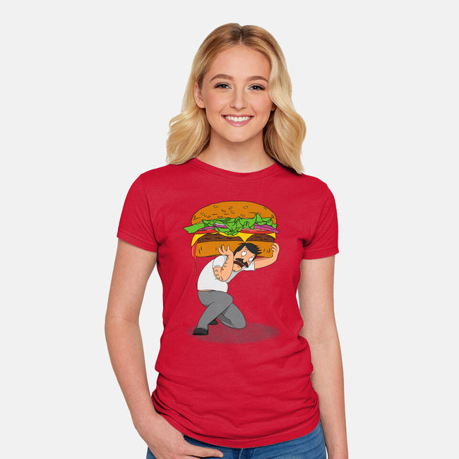 Bob Atlas-womens fitted tee-SeamusAran