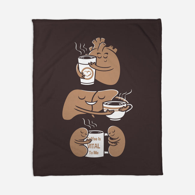 Coffee Is Vital To Me-none fleece blanket-krisren28