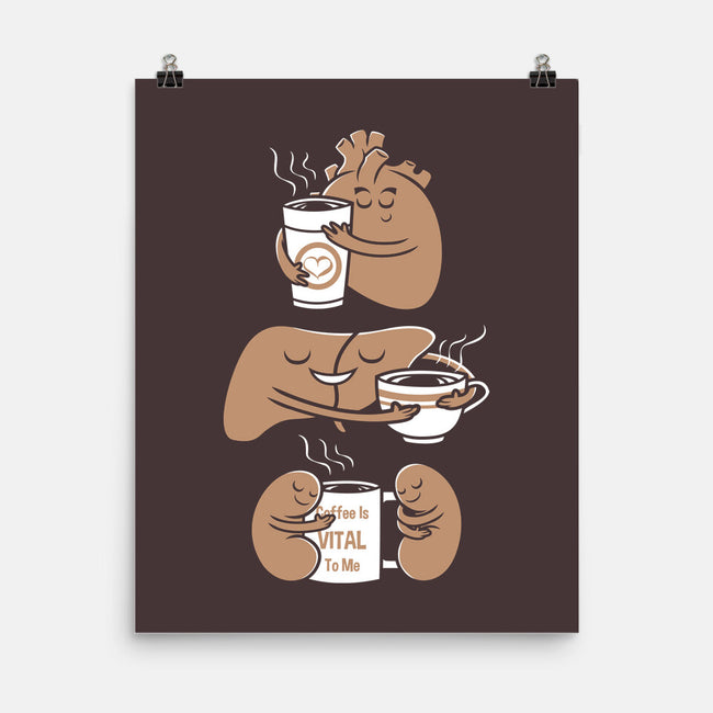 Coffee Is Vital To Me-none matte poster-krisren28