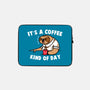 It's A Coffee Kind Of Day-none zippered laptop sleeve-krisren28