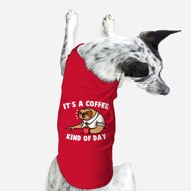 It's A Coffee Kind Of Day-dog basic pet tank-krisren28