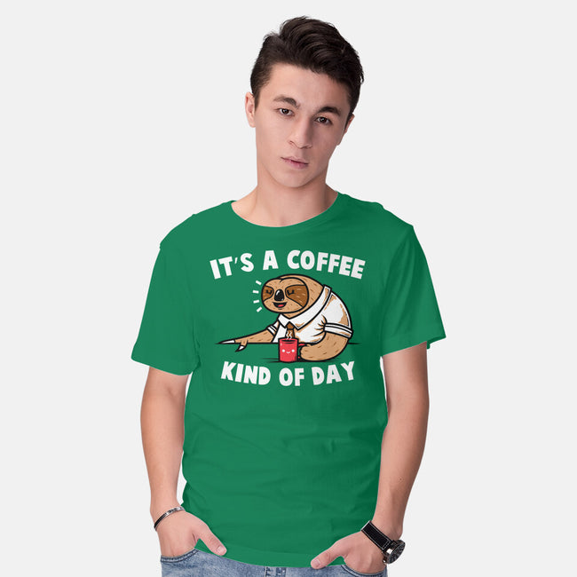 It's A Coffee Kind Of Day-mens basic tee-krisren28